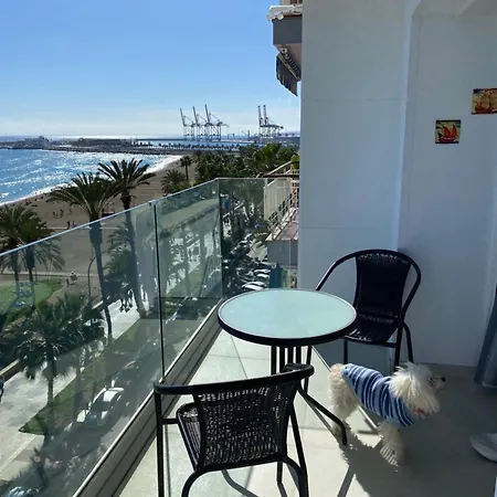 Playa Malagueta Vistas Frontal Al Mar Con 2 Appartement