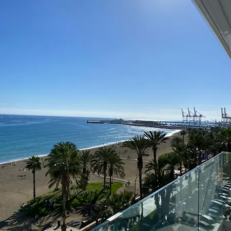 Playa Malagueta Vistas Frontal Al Mar Con 2 Appartement *